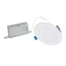 HALO HLBSL 4 in. Can Less Integrated LED, 600 Lumens, 5CCT, White 3-Pack