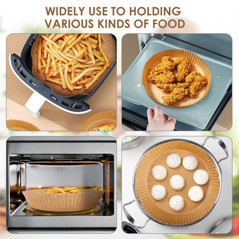 Air Fryer Liners 100 pcs Disposable Parchment Paper Liner Non Stick Food