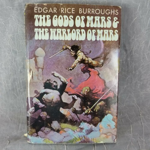 The Gods of Mars & Warlord of Mars Fantasy Book - Edgar Rice Burroughs HardCover