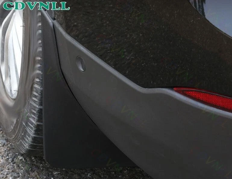 Para Lincoln MKC 2015-2019 Negro Mate Guardabarros Guardabarros Guardabarros Cubierta 4 Piezas Foto 3 de 4