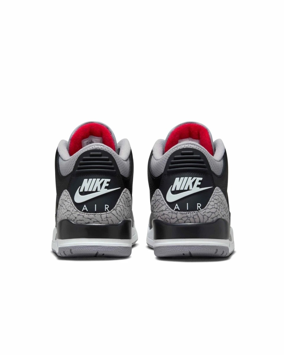 Size 9.5 - Air Jordan 3 Retro OG 2024 Black Cement for sale