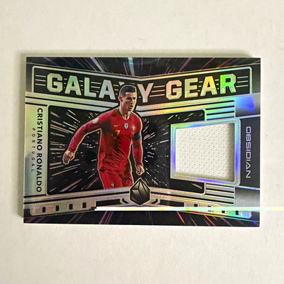 Panini 2019-20 Obsidian Cristiano Ronaldo Galaxy Gear Relics 99/99 BOOKEND
