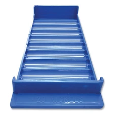 CONTROLTEK 560561 Stackable 10-Compartment Plastic Coin Tray - Blue (2/Pack) New