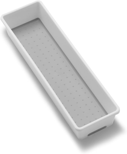 madesmart Classic 12 x 3 Bin, Drawer 1 Count (Pack of 1), PremiumWhite - Imagen 1 de 6