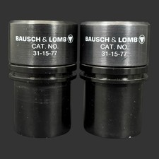 Vintage Lot of 2 Bausch & Lomb WF 10X/20 Microscope Lens