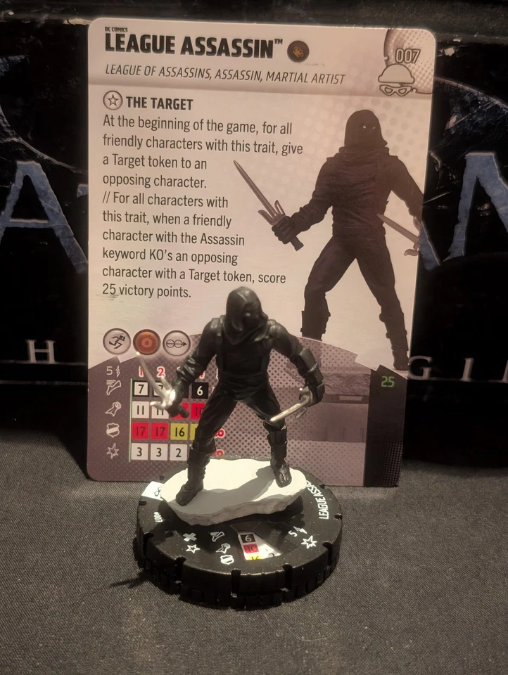 DC Heroclix Notorious 007 League Assassin - Image 1 of 1