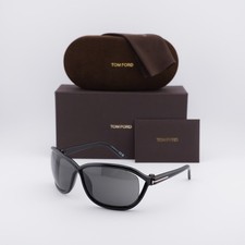 Tom Ford FT1069 01A Shiny Black/Smoke 68-07-115 Sunglasses New Authentic