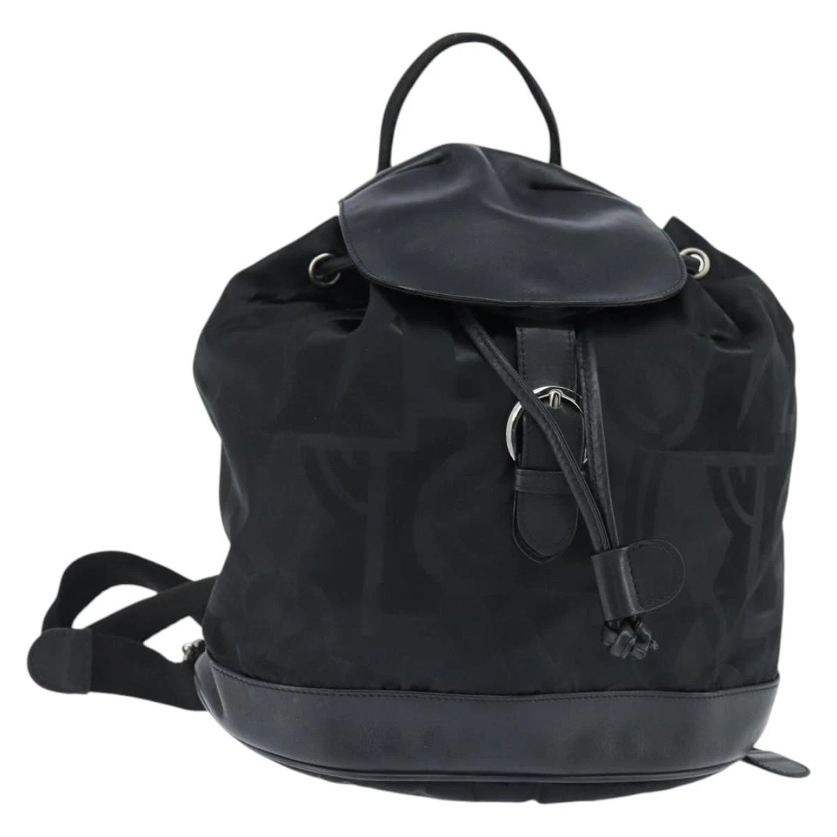Salvatore Ferragamo Backpack Nylon Black Silver Utility backpack with Hug buckle - Men | Ferragamo main image 4