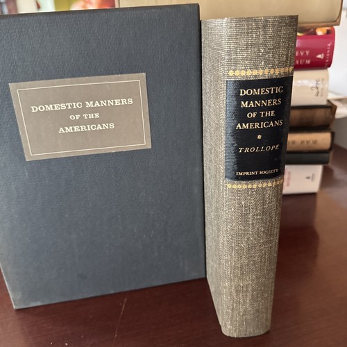 Imprint Society - Domestic Manners of The Americans Trollope 1969 With Slipcase - Foto 2 di 24