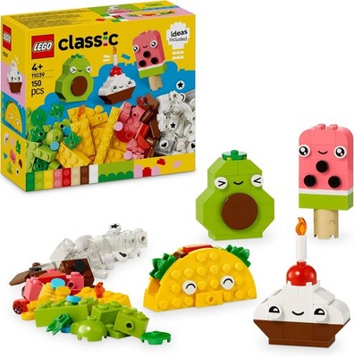 LEGO Classic 11039 Kreativer Snack Bauspaß Essen Cupcake Avocado Taco