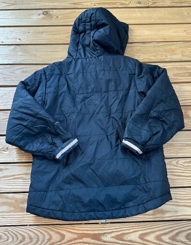 Columbia Omni Heat Kid’s Full zip Hooded Jacket Size 8 Black D7 - Picture 2 of 8