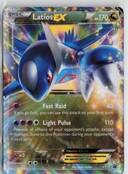 Latios EX XY72 Black Star Promo Holo Pokemon Card