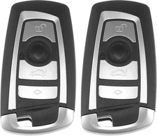 X AUTOHAUX 2pcs 315MHz KR55WK49863 Replacement Smart Black, Silver Tone 