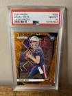 2024 Panini Prizm - Drake Maye Rookie Orange Lazer Prizm - PSA 10 - Patriots RC