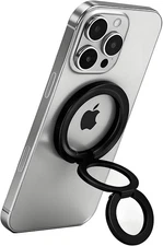 Magnetic Phone Ring Phone Grip, Magnetic Cell Phone Stand Holder Finger (Black)