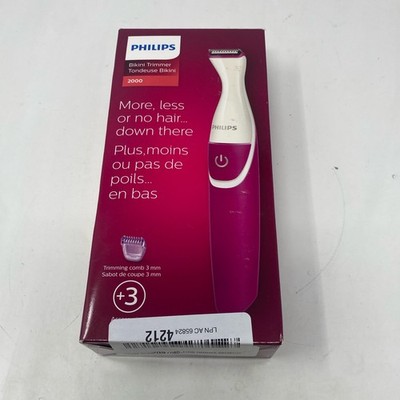 Philips BikiniGenie BRT381/15 Cordless Bikini Trimmer Pink/White