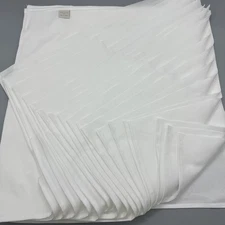 20- FRETTE- Granite- WHITE - 22”x22” Cotton Napkins Luxury Dining - New