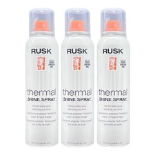 Rusk Thermal Shine Spray With Pure Argan Oil 4.4 Oz Pack of 3 