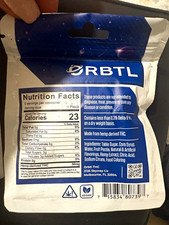 RBTL THC Gummies Strawberry Peach 50mg Vegan Hemp-Derived THC