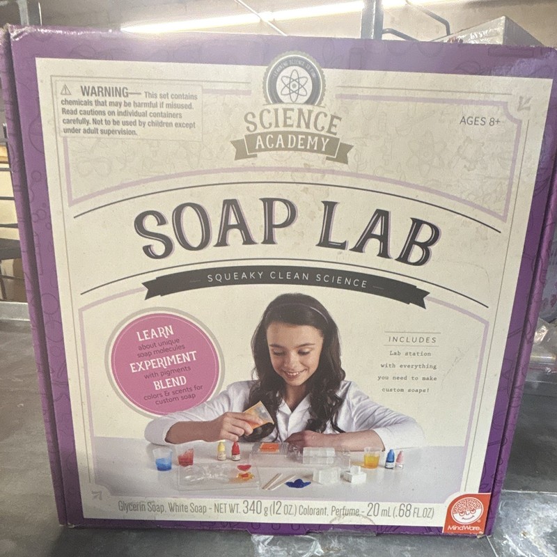 Science Academy Soap Lab Soap Making Kit Melt & Pour Glycerin Soap Base