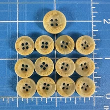 Boy Scouts of America BSA 13 Brown Replacement Uniform Buttons (#4)