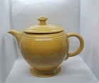 Vintage Fiesta Antique Gold Teapot Medium