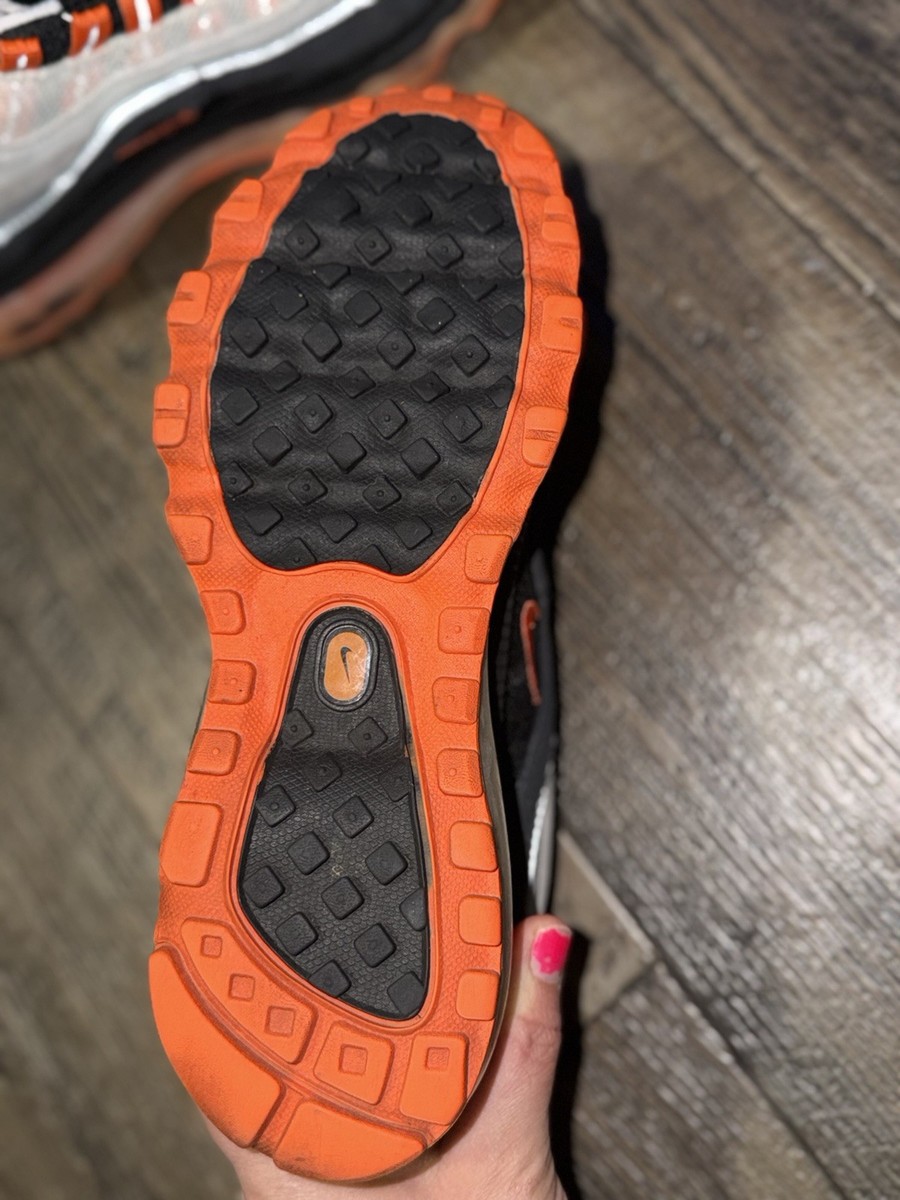Nike kids Air Max 97 Sneakers - Black/Grey/Orange — product photo 7 of 11