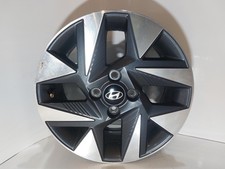 2023 HYUNDAI I10 bm wheel. 6JX15H2-OFFSET 48 52910-K7500 LIGHT SCRATCHES ON FACE