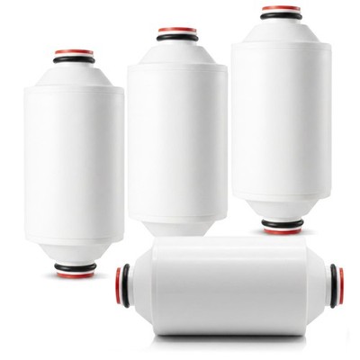 Molgoc AWP175 Replacement Shower Filter for Wall-mounted 4 PCS, White