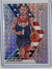 2019-20 PANINI MOSAIC SILVER PRIZM USA SP STEPHEN CURRY GOLDEN STATE WARRIORS