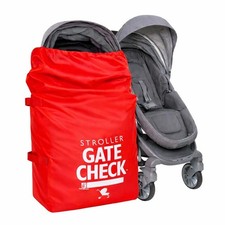 J.L. Childress Gate Check Bag for Single Some Double Strollers - Red