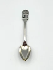 Vintage Larkin Silver Plate Advertising Demitasse Spoon