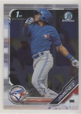 2019 Bowman Chrome Prospects Leonardo Jimenez #BCP-180 vs1