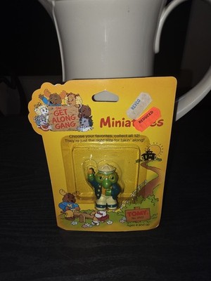 Vtg 1984 Tomy Get Along Gang Braker Turtle PVC 2'' Figure New RARE