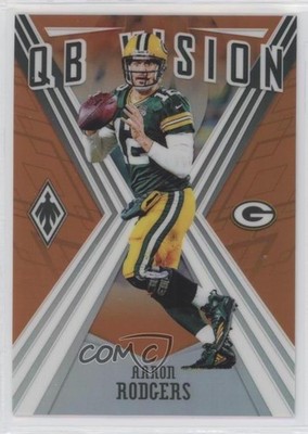 2019 Panini Phoenix QB Vision Orange 39/99 Aaron Rodgers #21 4vy