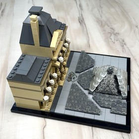 2015 LEGO Architecture Louvre 21024 Building Set INCOMPLETE Missing 28 Pieces