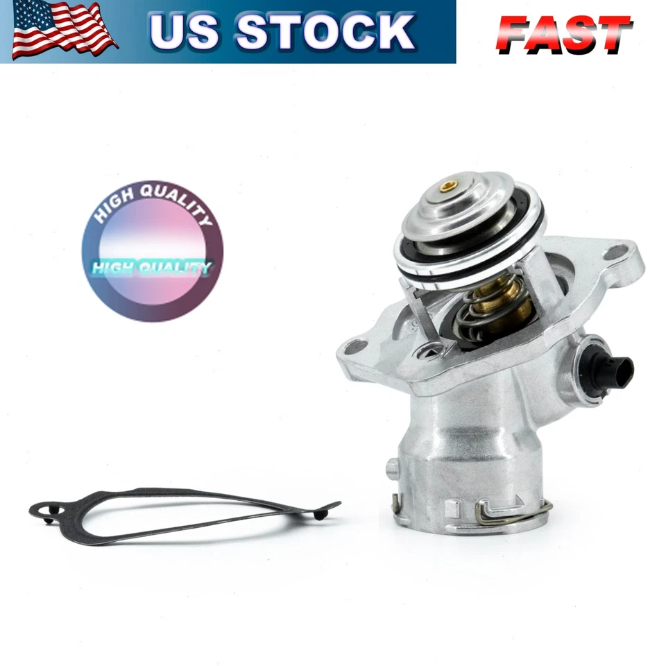 Conjunto de termostato para Mercedes-Benz C230 C300 C350 E350 ML350 R350 SLK350 3,5 L Foto 4 de 4