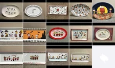 Snoopy & Peanuts Gang Serving Platters & Trays - Everyday & Holiday Designs