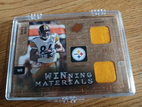 2009 SPX Hines Ward Steelers Card #W-RWWinning Material Jersey Game Used Crd