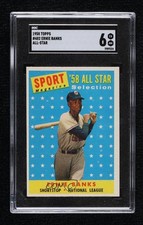 1958 Topps Sport Magazine '58 All Star Selection Ernie Banks #482 SGC 6 HOF