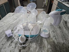 Evenflo double electric breast pump plus portable single pump