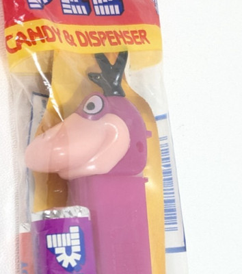 Vintage Pez Dispenser Dino New Sealed Red Package Flintstones Toy