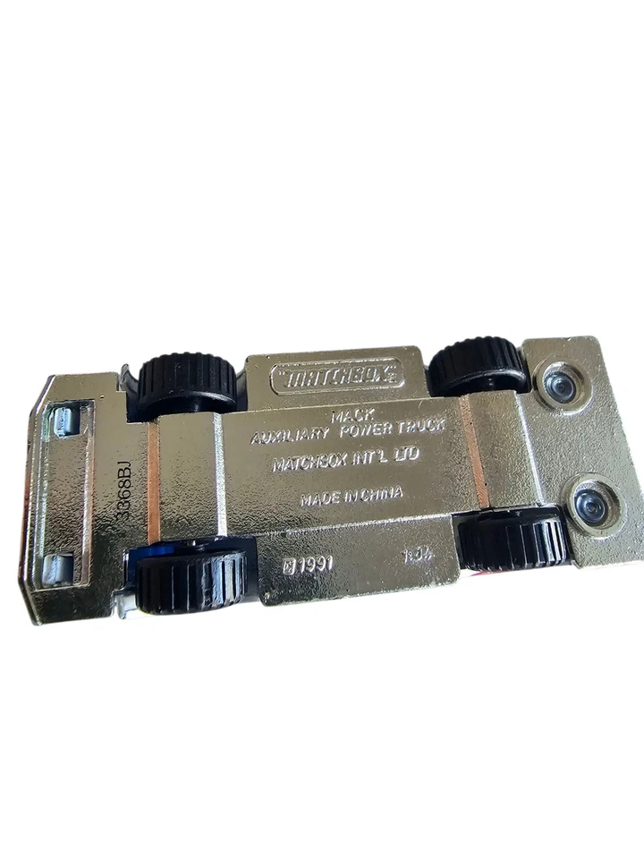 Matchbox Fire Dept. 1991 Camión eléctrico auxiliar Mack diecast 1:84 Foto 4 de 4