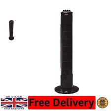 Auto Shut Off 30 Inch Oscillating Tower Fan - 3 Speed with Overheat Protection