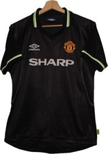 PERFECT 1998 Manchester UNITED FC football SHIRT Jersey UMBRO size 158cm.