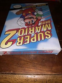Super Mario Bros. 2 complete in box nintendo nes original game NR MINT