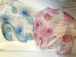 twelvenyc clear floral tote
