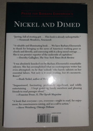 BAIT AND SWITCH SIGNED HARDBACK BARBARA EHRENREICH USED FUTILE AMERICAN DREAM - Picture 4 of 7