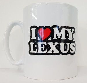I LOVE//HEART MY Corsa nouveauté//Fun Imprimé Thé//Café Tasse-Cadeau Idéal//present