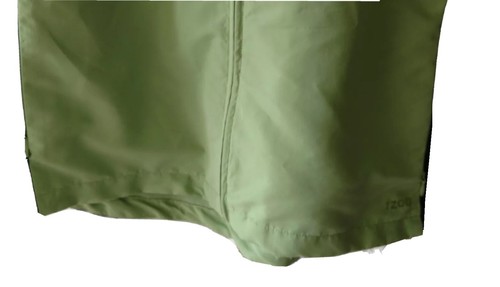 Izod Jacket Windbreaker Lightweight Lime Green Womens Large Spring Athletic Run - Picture 5 of 10